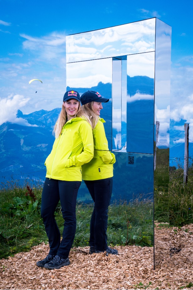 La Villardoue Fanny Smithe, médaillée olympique et multiple championne du monde de skicross est l'ambassadrice de la Dolce Vista